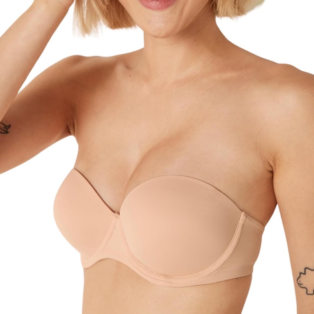 Victoria’s Secret Pink Wear Everywhere Strapless Bra - Nude